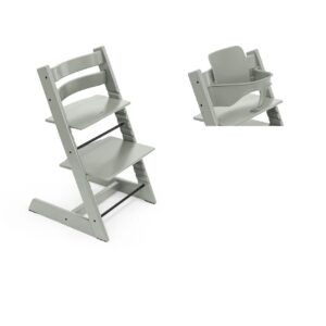 Sedia Tripp Trapp Stokke glacier green+Baby Set