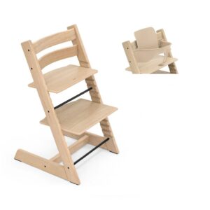 Sedia Tripp Trapp Stokke rovere naturale+Baby set