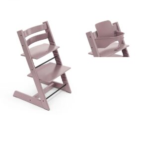 Sedia Tripp Trapp Stokke heather mauve+ Baby Set