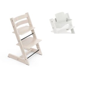 Sedia Tripp Trapp Stokke sbiancato+Baby set