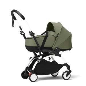 Duo Yoyo3 Stokke olive telaio bianco