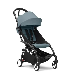 Passeggino Yoyo3 Stokke aqua telaio nero