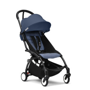 Passeggino Yoyo3 Stokke air France blue telaio nero