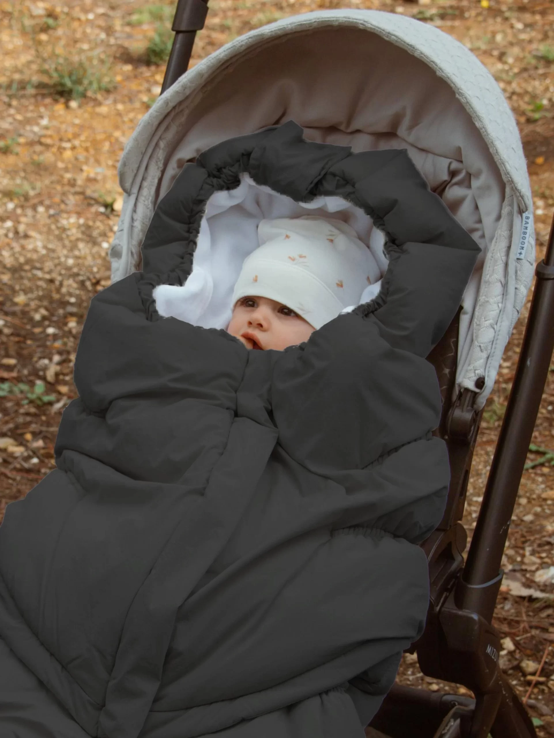 Sacco Invernale per Passeggino Igloo Bimbo Bamboom TOG 4.5 antracite 311 - immagine 4