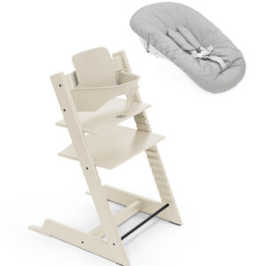 Sedia Tripp Trapp Stokke vanilla white + Newborn set + Baby set