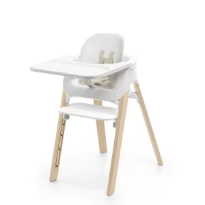 Seggiolone Steps Stokke bianco/naturale