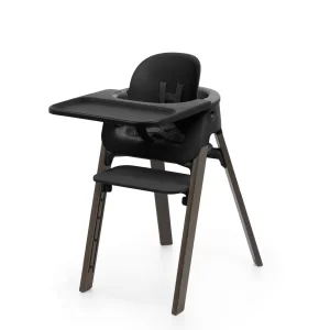 Seggiolone Steps Stokke nero/marrone