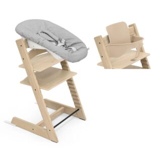 Sedia Tripp Trapp Stokke rovere naturale + Newborn set + Baby set