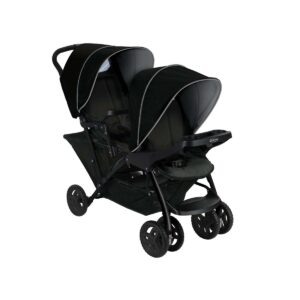Passeggino gemellare fratellare Stadium Duo Graco black/grey