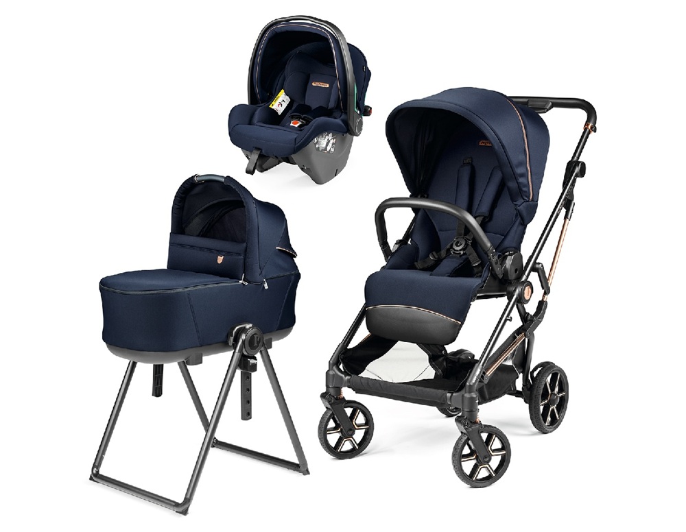 Trio Vivace PegPerego blue shine con Primo Viaggio SLK