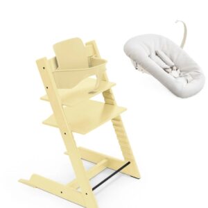 Sedia Tripp Trapp Stokke lemon yellow + Newborn set + Baby set