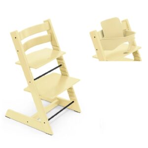 Sedia Tripp Trapp Stokke lemon yellow+Baby set
