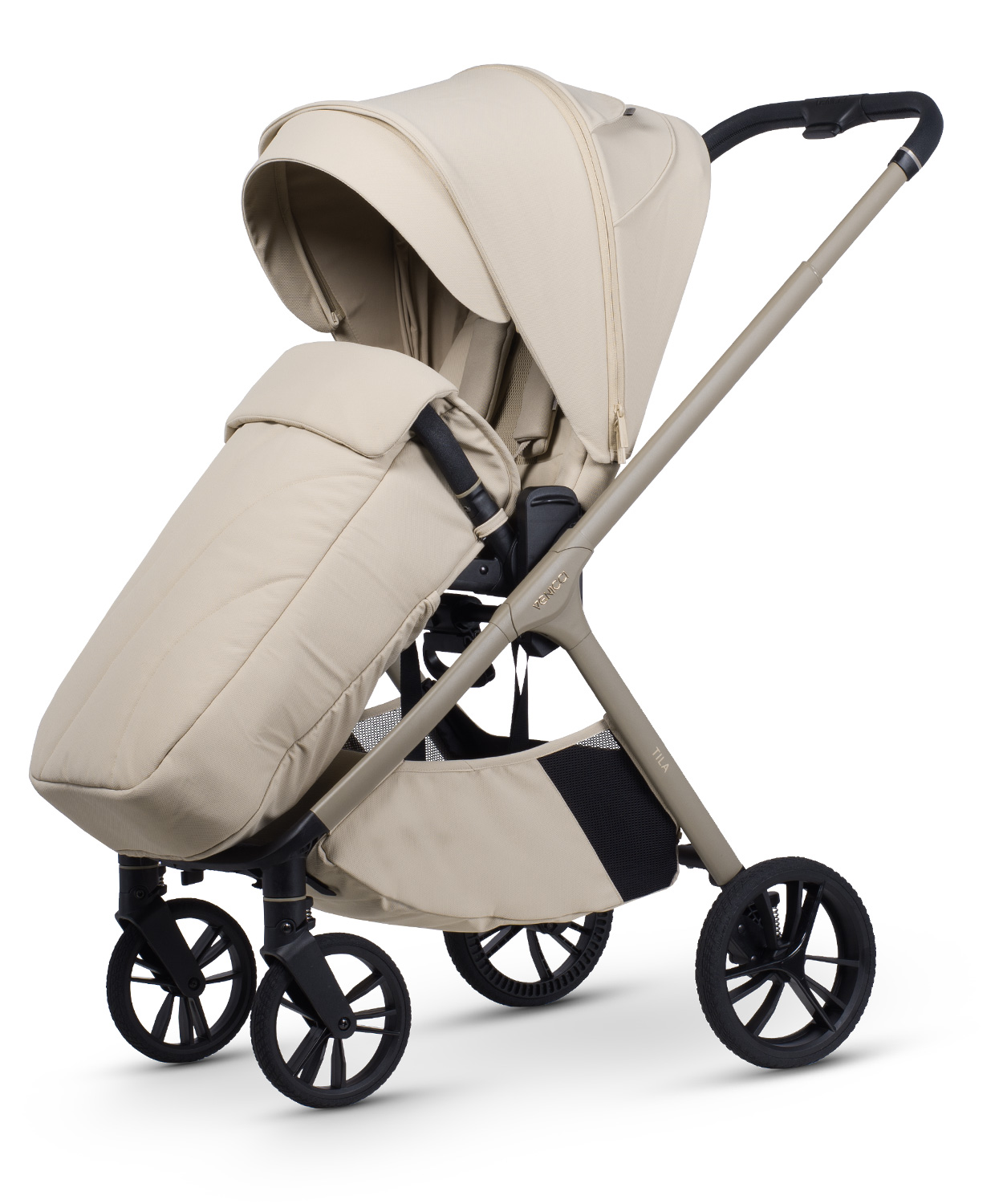 Trio Tila Venicci sabbia + base Isofix 360° - immagine 6