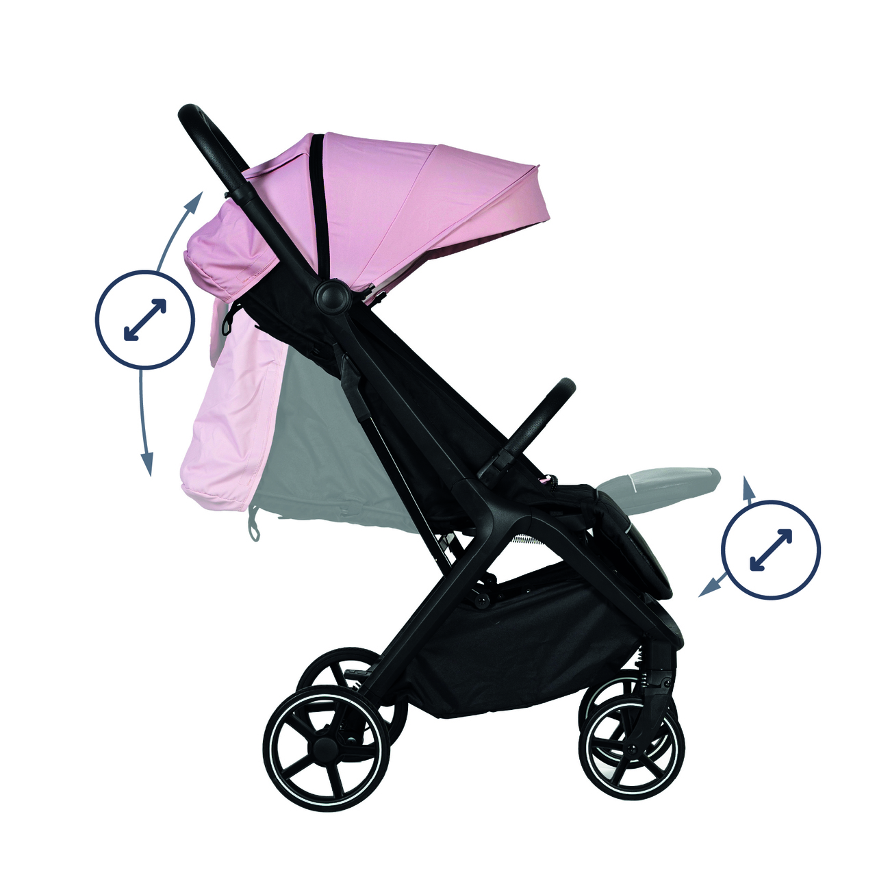 Passeggino iWalk MS rosa - immagine 4