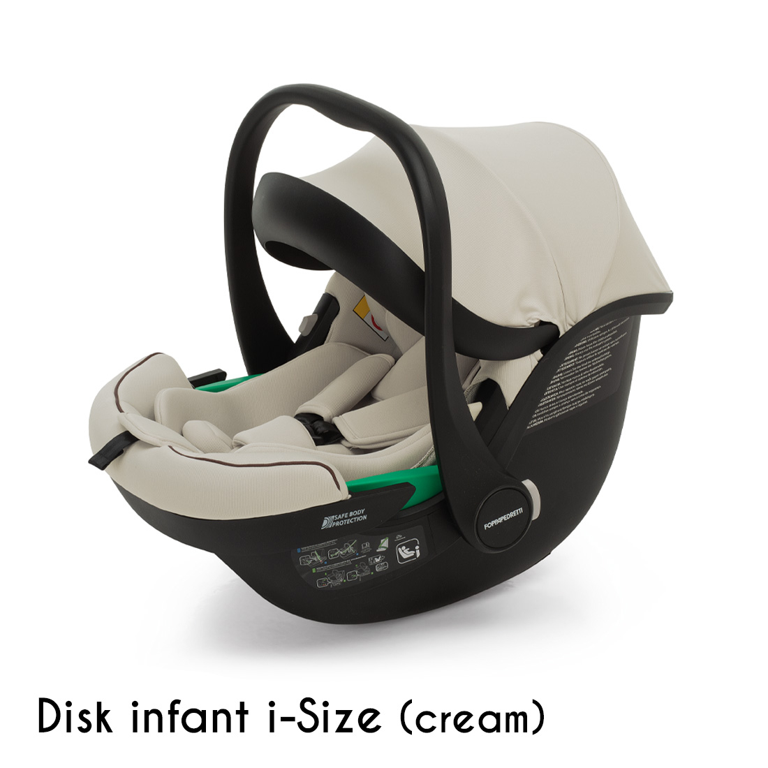 Trio Snap navicella richiudibile con s.auto Disk Infant FoppaPedretti cream - immagine 5