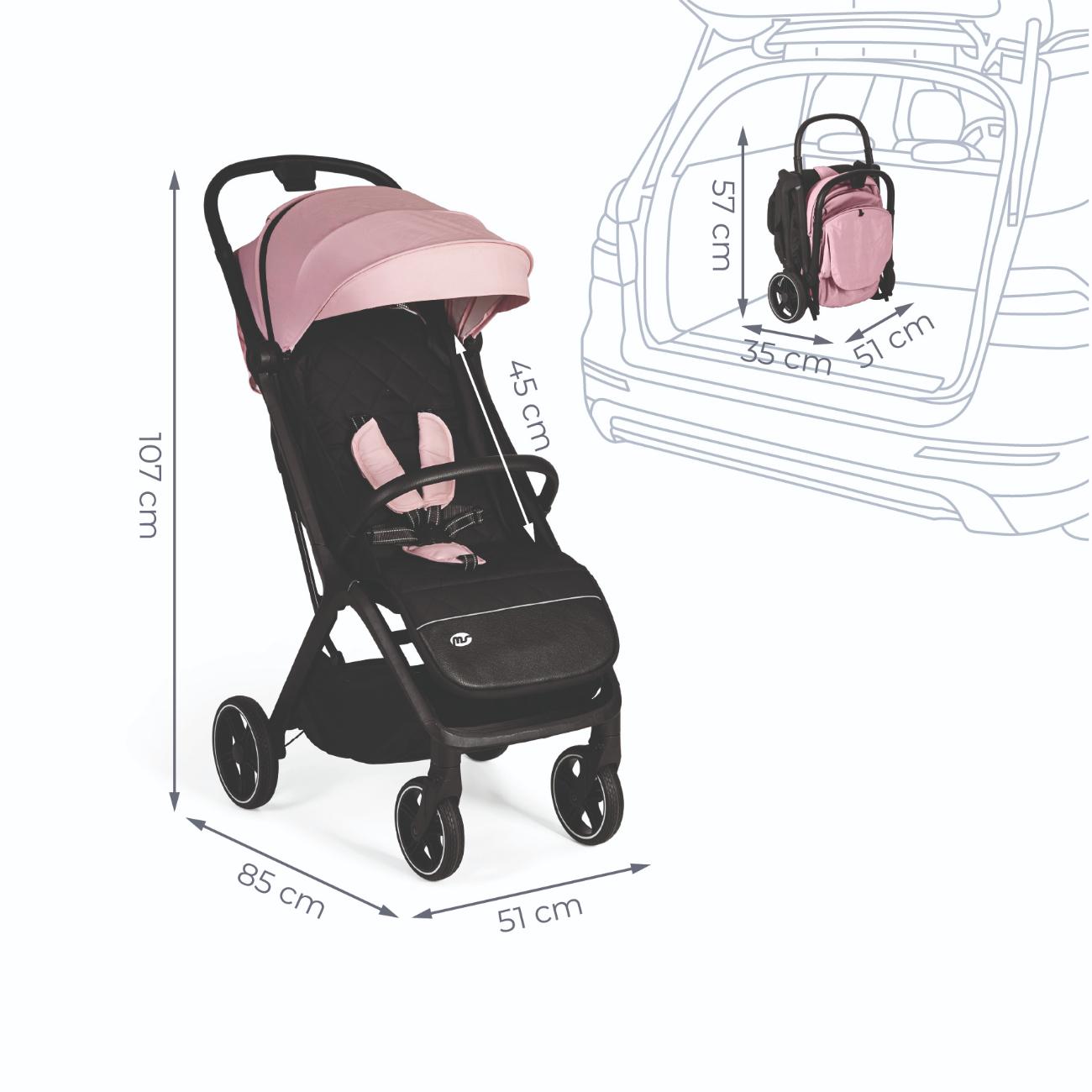 Passeggino iWalk MS rosa - immagine 3