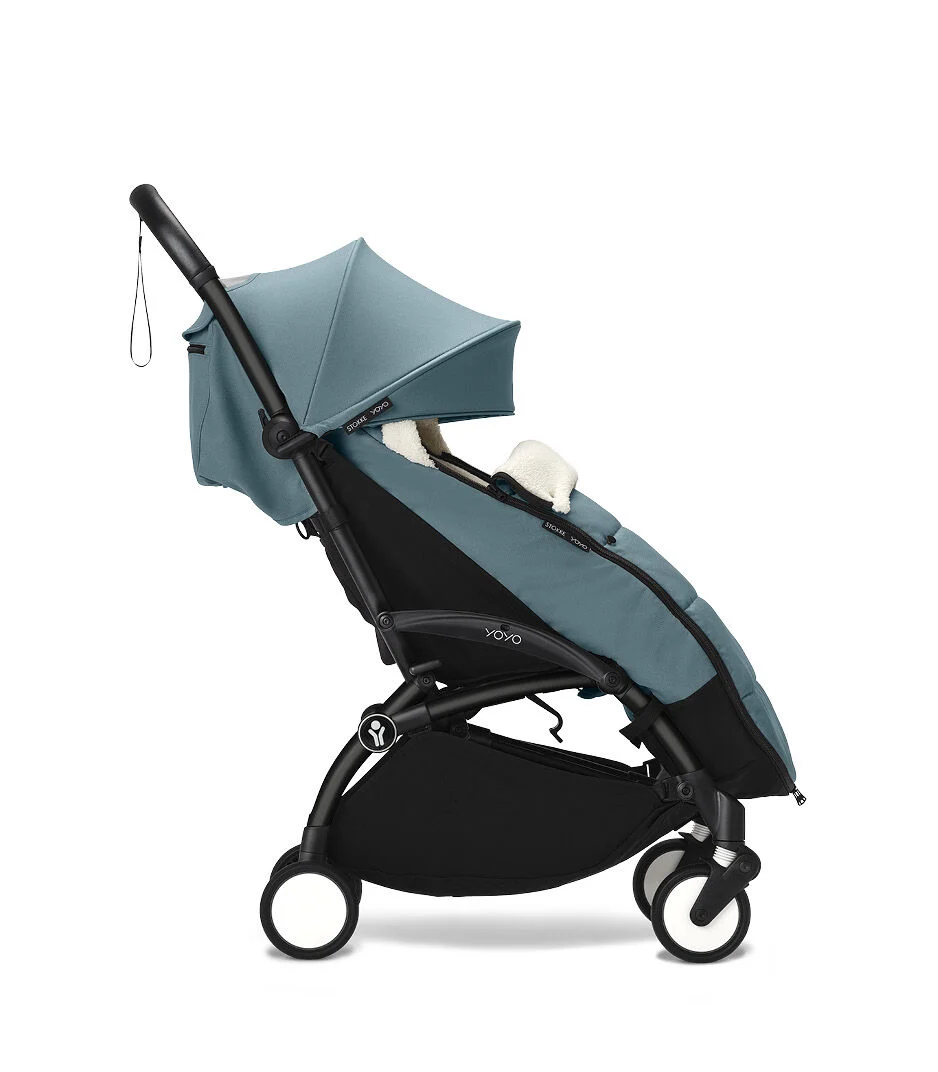 Sacco coprigambe per passeggino Yoyo Stokke aqua - immagine 4